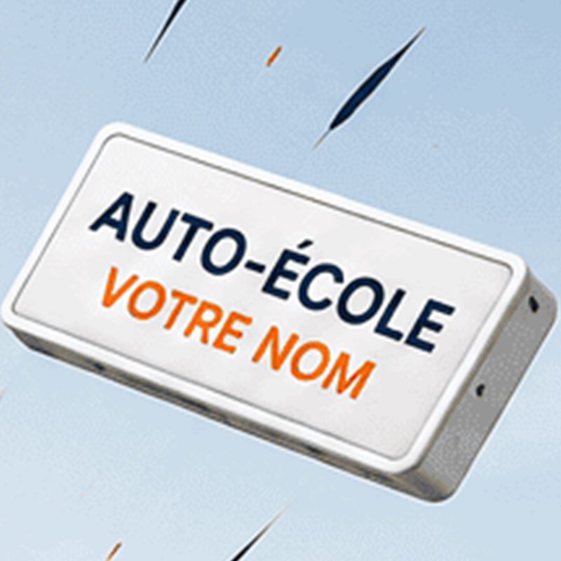 Stickers et autocollants personnalisés pour auto-école